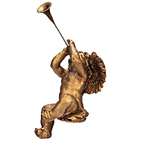 Design Toscano 13.5" Trumpeting Angels of St. Peters Square Boy Statue