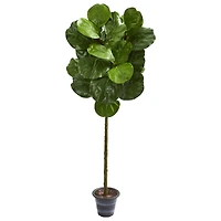 4ft. Fiddle Leaf Tree with Decorative Planter