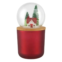 Snow Globe Lid Scented Pillar Candle by Ashland