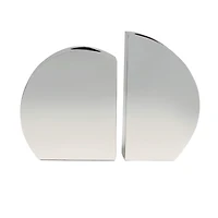 Silver Mirror Finish Stainless Steel Vase Set