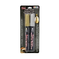 Marvy® Uchida Bistro Chisel Tip Metallic Chalk Markers