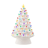 18" LED Nostalgic White Christmas Tree
