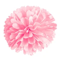 12 Pack: Light Pink Paper Pom Poms by Celebrate It™