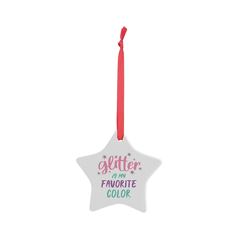 Craft Express 3" Sublimation Star Ceramic Ornaments, 25ct.