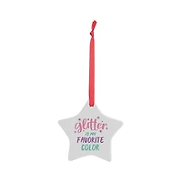 Craft Express 3" Sublimation Star Ceramic Ornaments, 25ct.