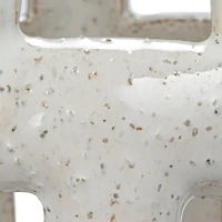 Hello Honey® 12" White Cut-Out Decorative Stoneware Lantern Candle Holder