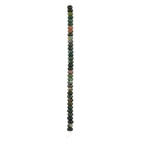 Green Agate Rondelle Beads, 8mm by Bead Landing™