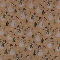 JAM Paper Christmas Kraft Gift Wrap Set, 5ct. 