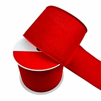 3.5" x 25ft. Wired Velvet Ribbon by Celebrate It