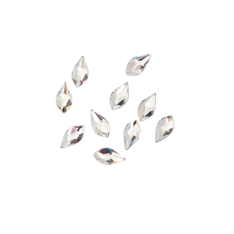 7.5mm Crystal Flame Glue-On Austrian Crystals by Bead Landing™, 10ct.