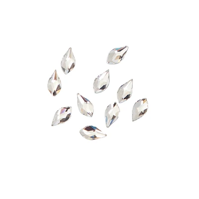 7.5mm Crystal Flame Glue-On Austrian Crystals by Bead Landing™, 10ct.