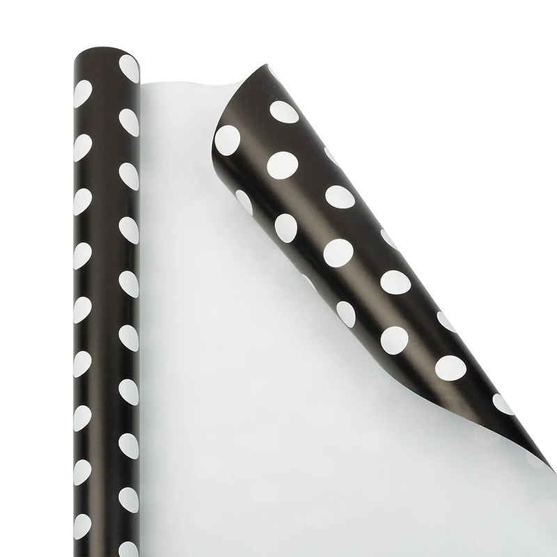 JAM Paper Polka Dot Gift Wrap Set