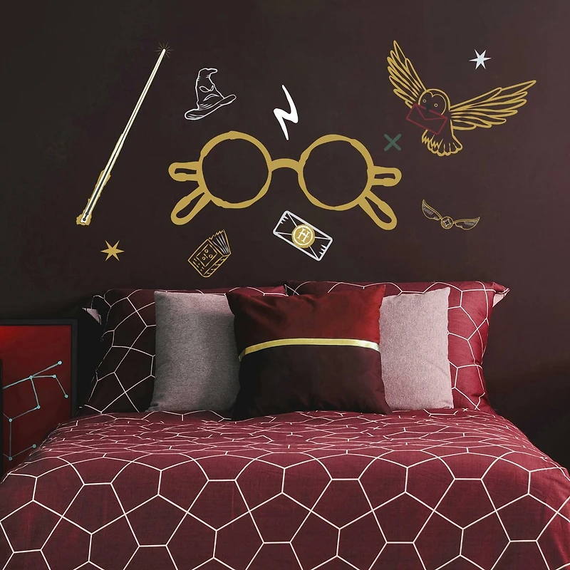 RoomMates Harry Potter Glasses Giant Wall Decal