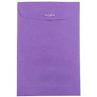 JAM Paper 6" x 9" Violet Purple Open End Catalog Recycled Envelopes