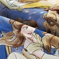 Springs Creative Disney® Beauty & the Beast Fleece