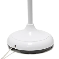 Simple Designs™ 5.6ft. 5-Light Gooseneck White Floor Lamp