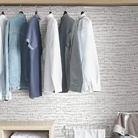 NuWallpaper Kylver Gray Peel & Stick Wallpaper