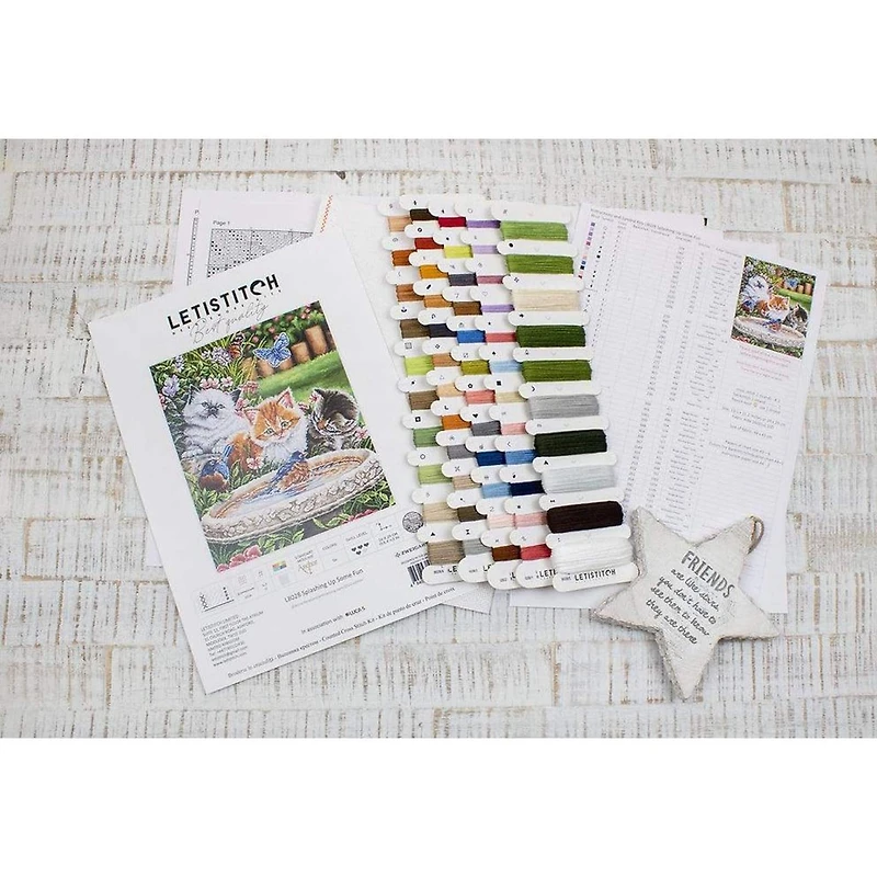 Letistitch Splashing Up Some Fun Counted Cross Stitch Kit