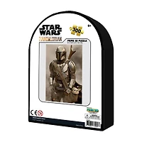 Star Wars - The Mandalorian 3D Lenticular Jigsaw Puzzle in a Collectible Shaped Tin: 300 Pcs