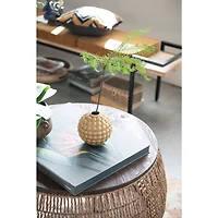 Hello Honey® Square Cotton Punch Hook Pillow