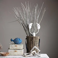 Hello Honey® Whitewashed Hand-Woven Seagrass Boxes with Lids & Toggle Closure Set