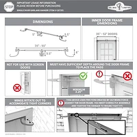 Village Lighting Single Door Garland Hanger