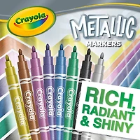Crayola® Metallic Markers, 3 Packs of 8