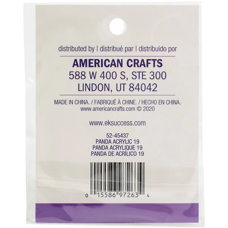 Sticko® Panda Acrylic Sticker