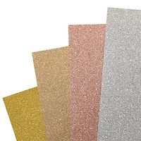 6 Pack: Glitter Metallic Cardstock Paper Pad by Recollections™, 12" x 12"