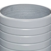 Set of 3 Grey MgO Contemporary Planter 14", 16", 18"