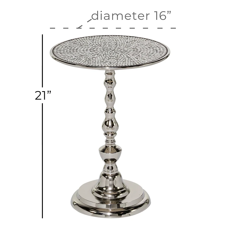 16" Silver Glam Coffee Table