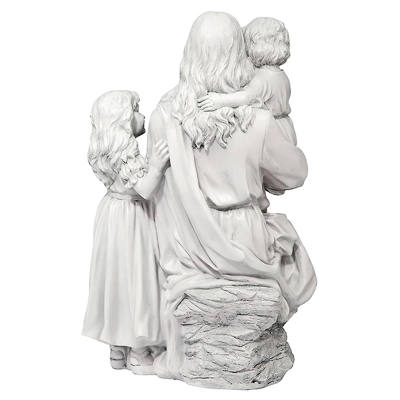 Design Toscano 28" Jesus Loves the Little Children Garden Sculpture