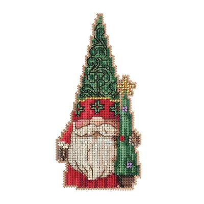 Mill Hill/Jim Shore Gnome With Tree Counted Cross Stitch Kit