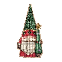Mill Hill/Jim Shore Gnome With Tree Counted Cross Stitch Kit
