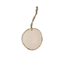 4" Rustic Round DIY Basswood Ornaments, 5ct. by Ashland®