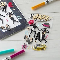 Jazz Dance Dimensional Stickers by Recollections™