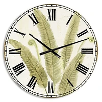 Designart 'Simple Forest Ii Farmhouse Wall Clock