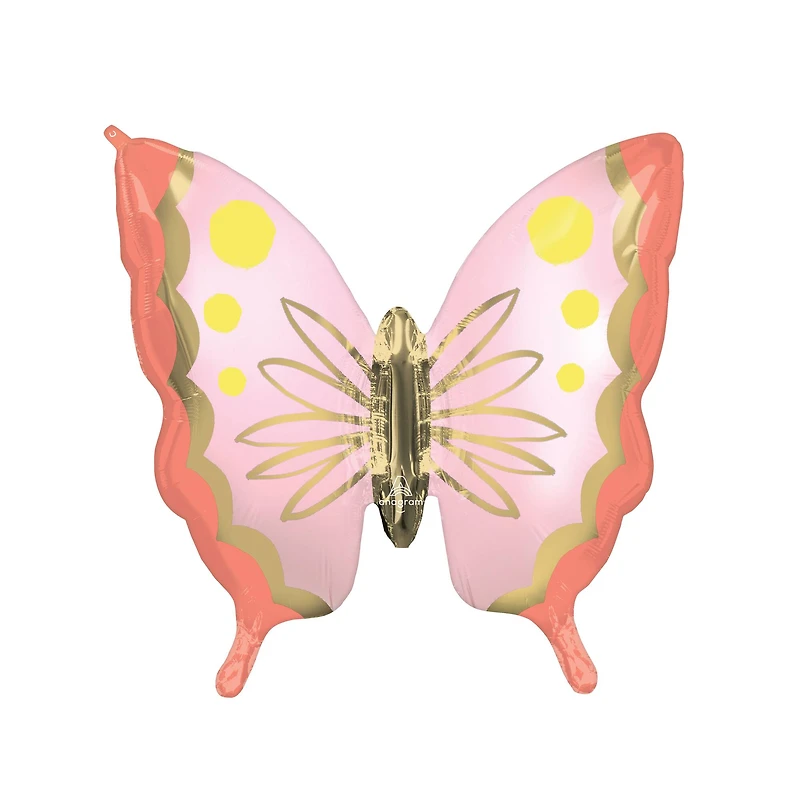 30" Soulful Blossoms Butterfly Foil Balloon