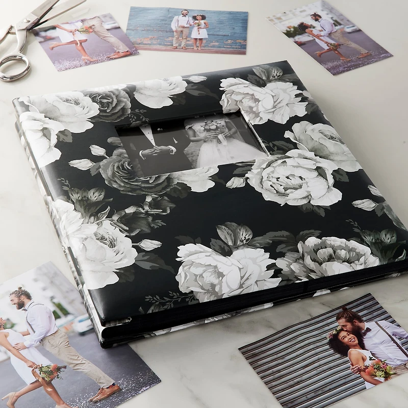 Black & White Floral Photo Album by Recollections®