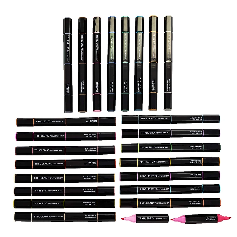 Spectrum Noir™ TriBlend™ Deep Blends Brush Marker Set