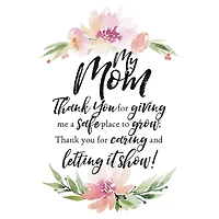 My Mom Woodland Grace Series Wood Plaque With Easel