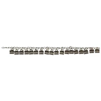 12 Packs: 8 ct. (96 total)  Silver Drop Metal Tube Beads, 9mm by Bead Landing™