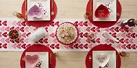 DII® 72" Conversation Hearts Print Table Runner