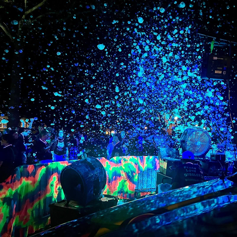 Atomic Bubbles 1oz. Blue & Gold Tekno Bubbles, 48ct.