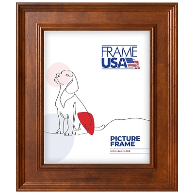 Frame USA Honey Beveled Brown Single Image Picture Frame