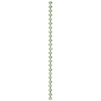 Peridot Faceted Glass Rondelle Beads, 8mm by Bead Landing™