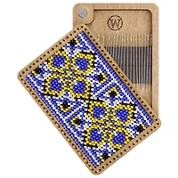 Wonderland Crafts Blue & Yellow Bead Embroidery Needle Box Kit