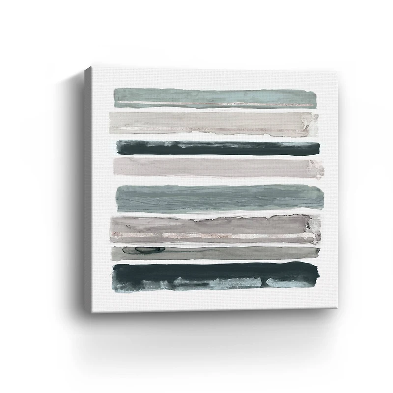 Teal Rothko’S Stripes I Canvas Giclee