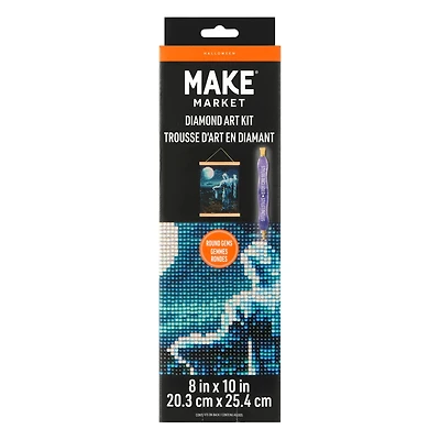 8" x 10" Mummy Diamond Art Kit with Magnetic Frame by Make Market®