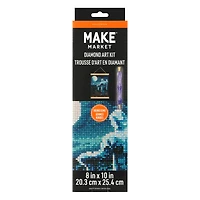 8" x 10" Mummy Diamond Art Kit with Magnetic Frame by Make Market®